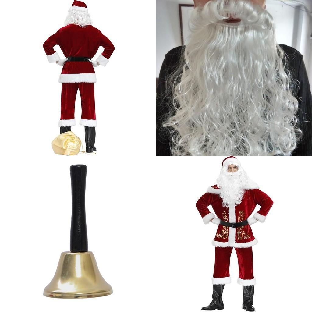 Plush And Cozy Santa Claus Costume Set Perfect For Christmas Festivities And Events