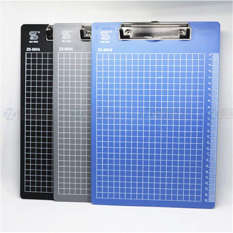 ZS-8004 A4 Plastic Writing Board Folder with Clip Standard
