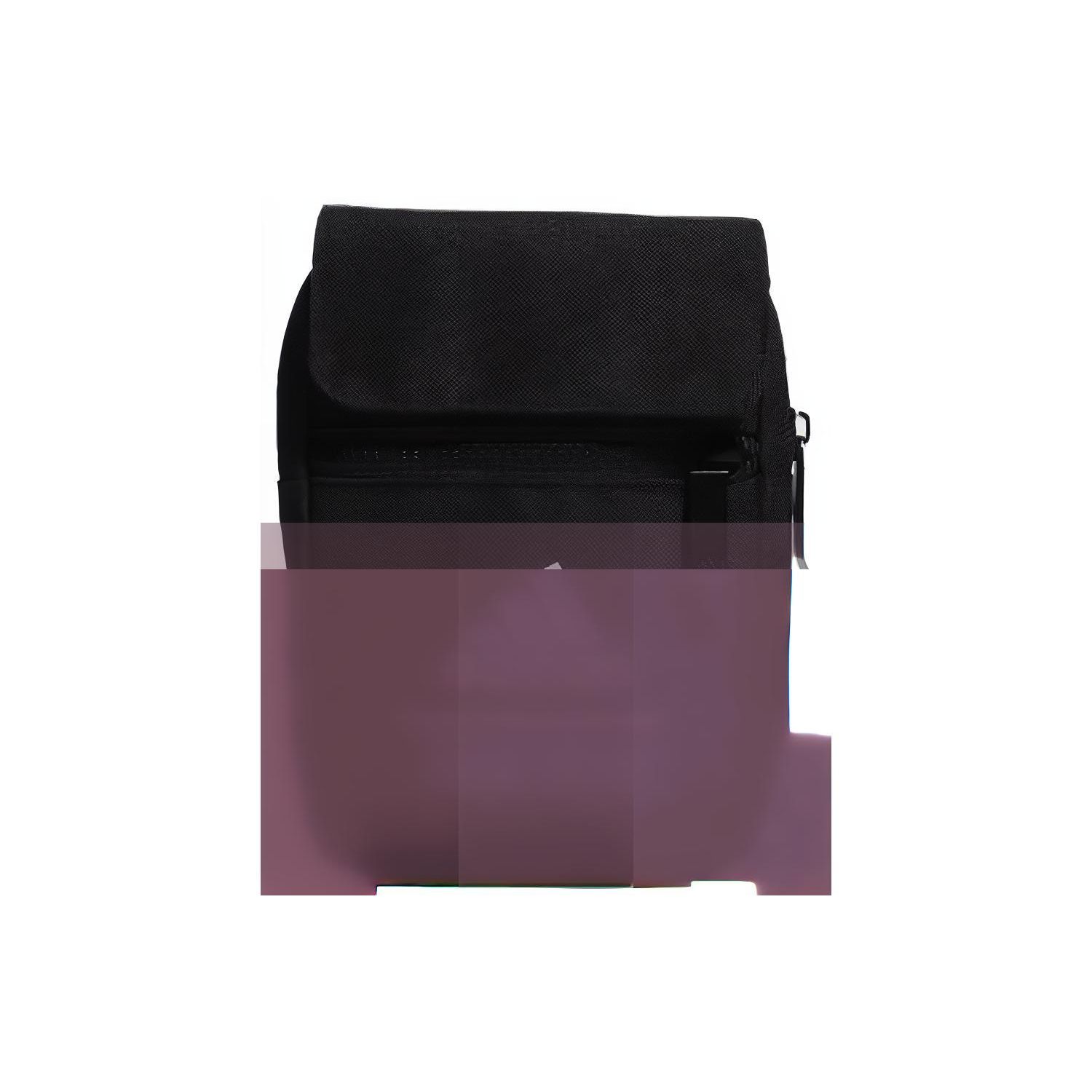 Adidas Classic Logo Color Block Polyester Shoulder Crossbody Bag Unisex Bags Black GE4630 Black