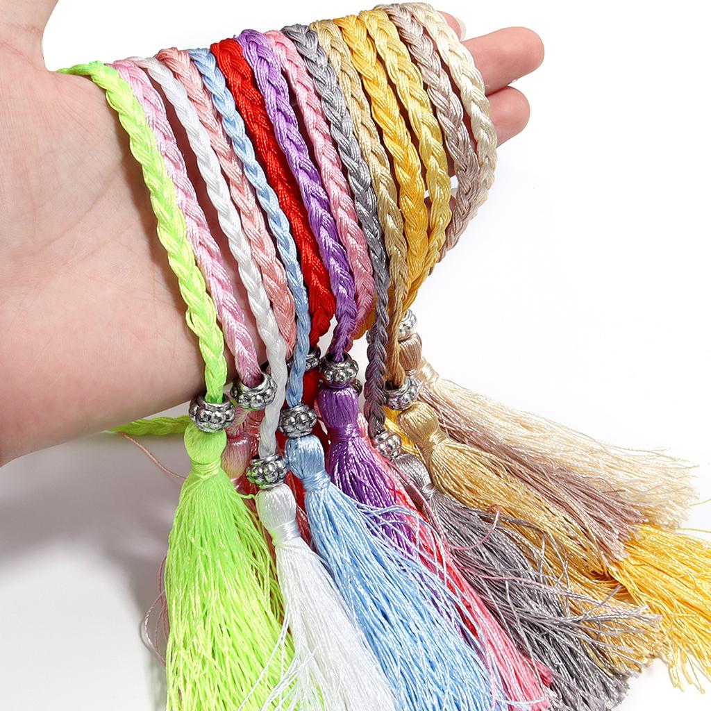 1strip Braided Tassel Belt 168cm Women Waist Belt Rope For DIY Handmade Home Casual Clothing Decoration Waist Belt Accessories