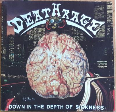 CD DEATHRAGE - Down In The Depth Of Sickness CDMET126 Metalmaster 1990 Italy Rock Used