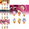 Adorable Disney Winnie The Pooh Strawberry Ice Cream Cosplay Doll Set 9.5cm Pvc