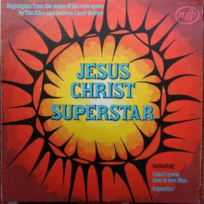 LP Record ANDREW LLOYD WEBBER  TIM RICE  Jesus Christ  Superstar Highlights MFP5280 Music For Pleas 1972 UK Soundtracks  Musicals Used