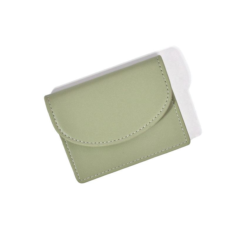 Women'S Change Bag Student, Solid Color Simple Card Bag, Multi-Functional Mouth Red Envelope, Large-Capacity Wallet.