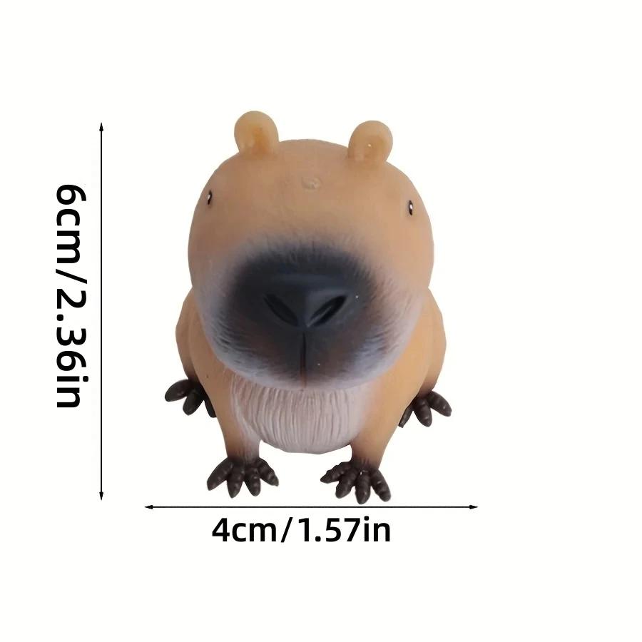 

Милая мультяшная капибара, игрушка-антистресс, забавная игрушка-мялка в виде животного, капибара, игрушки для сжимания, подарки для релаксации