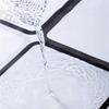 1pc PEVA Water Proof Shower Curtain Bathroom Partition Curtain Bathroom Decoration Accessories Checkered Pattern Shower Curtain