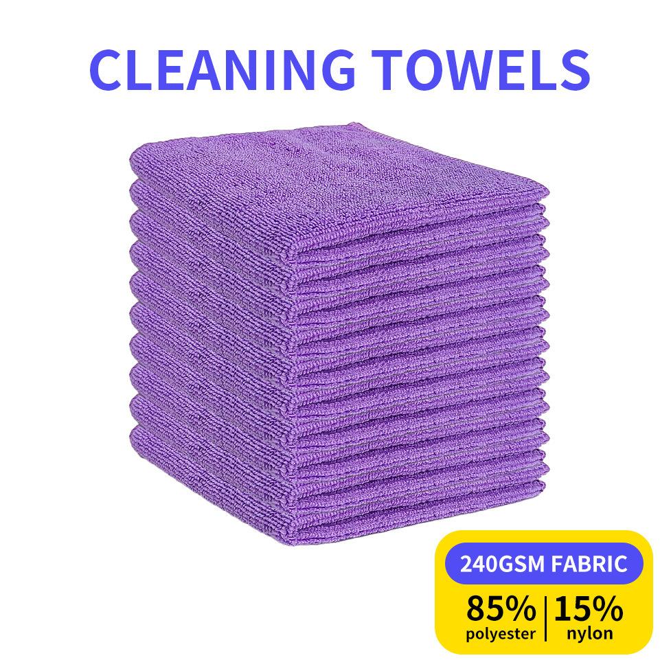 Dishwashing Cloth Kitchen Rag Custom Scouring Pad Household Products Multifunctional Cleaning Towel 30*30CM 10 Piece Microfiber