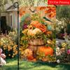 2D Flat - 2D Flat - 2D Printing, 2D Flat Pumpkin And Gourd Thanksgiving Welcome Garden Flag 1 (7) Outdoor Garden Flag Double-Sided Home Decoration Co