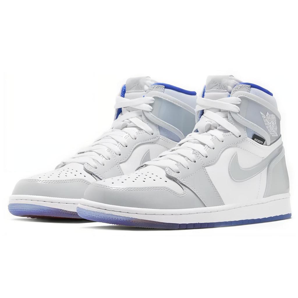 Zapatillas Unisex Air Jordan 1 High Zoom Racer Blue Blanco CK6637-104