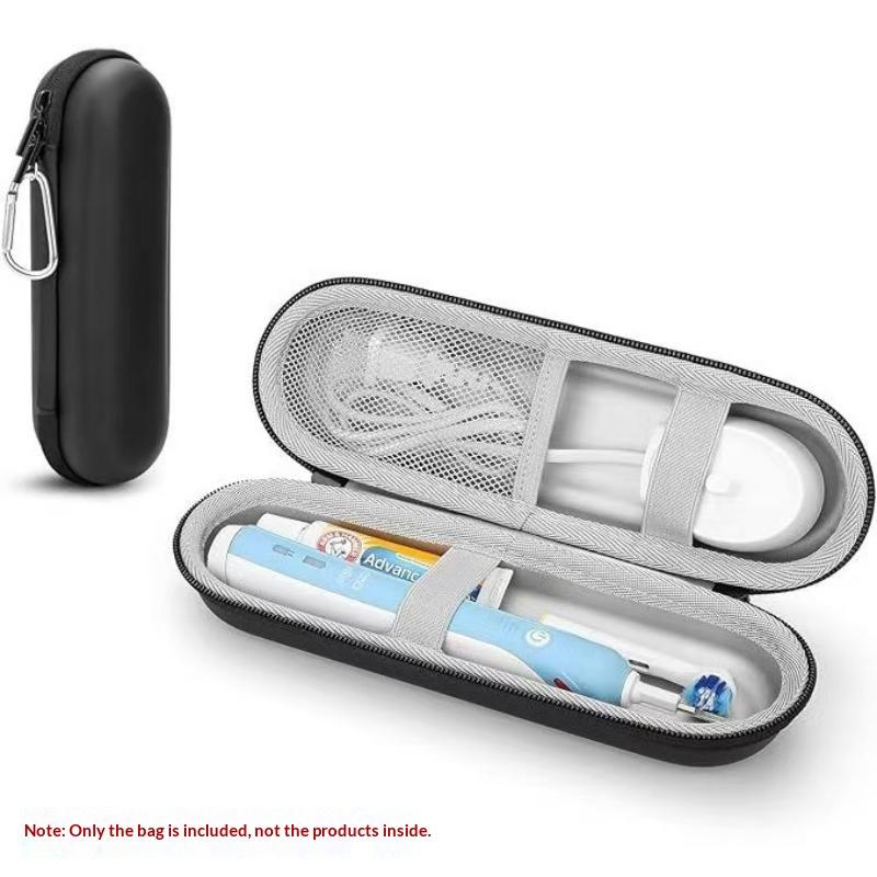 Electric Toothbrush Case Waterproof Traveling Storage Bag With Mesh Pocket Covers Protection