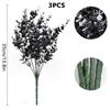 3PC Black Home Decorations Fake Plants Halloween Decor Artificial Leaves Atmosphere Multiple Options Available