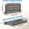 RV Foldable Shelf 90 Fold-Down Wall Shelf Organization Space-Efficient Versatile Floating Storage Accessories Used For Camper RV