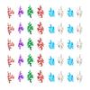 40Pcs Braid Hair Accessories, Alloy Wheat Ear Design Hair Clips, Easy Clip-On Hair Cuffs for Multi-Strand Braids