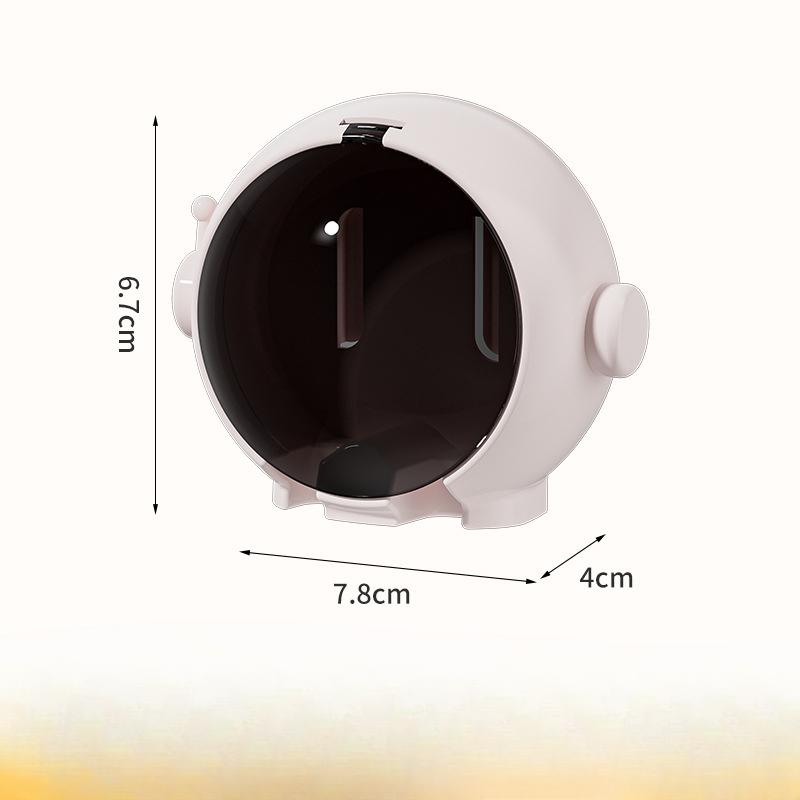 Bathroom Toothbrush Holder Wall-mountedWater-draining Couple Electric Toothbrush Storage Rack Without Perforation