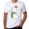 Quilting Ghost T-Shirt Animal Prinfor Boys Boys Whites Quick-drying Oversized T Shirt Men