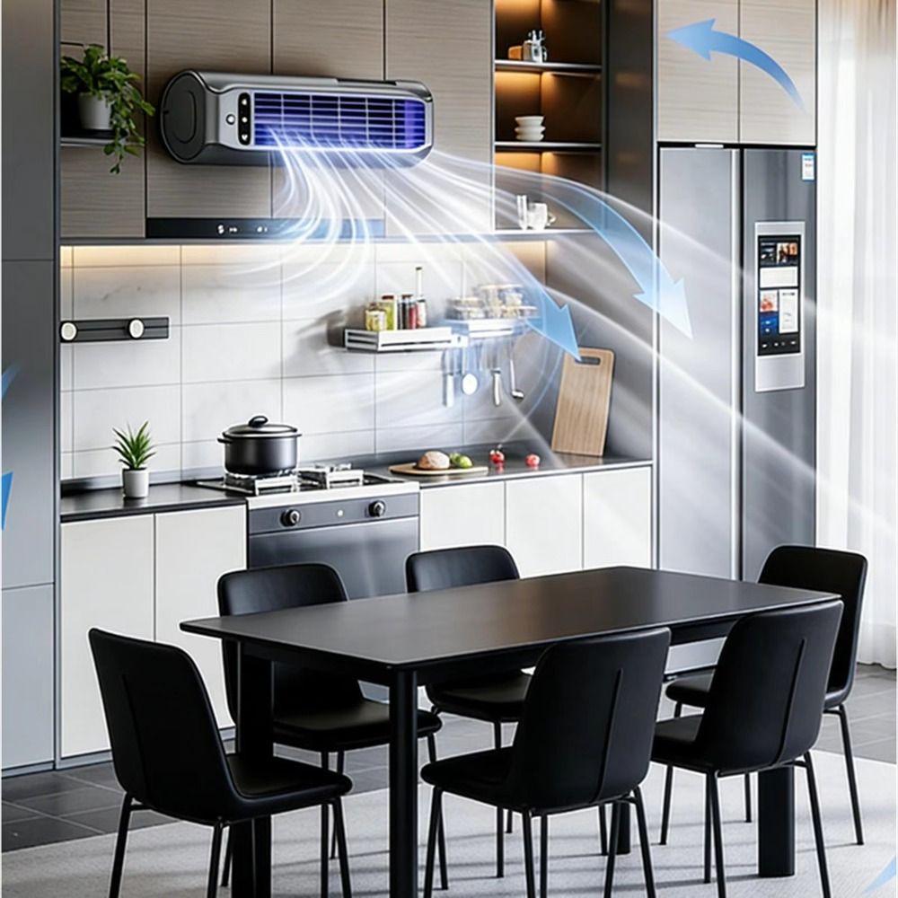 Leafless Design USB Rechargeable Fan Leafless Cooling Fan for 5V/2A 3000mAh Office Use