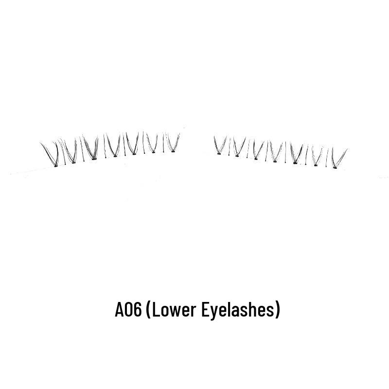 Ganzstreifen-Falsche Wimpern - A01, A02, A06, A07, H4, MC01, MT02, MC003 - Verschiedene Stile, Halbfertig.