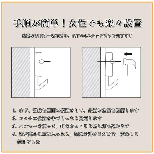 BOOHUQICH Plasterboard Hooks, Wall Hanging Hooks for Picture Frames, Thumb Tacks, Durable, 34kg Weight Capacity, Includes Nails, Pack of 10 (Silver)