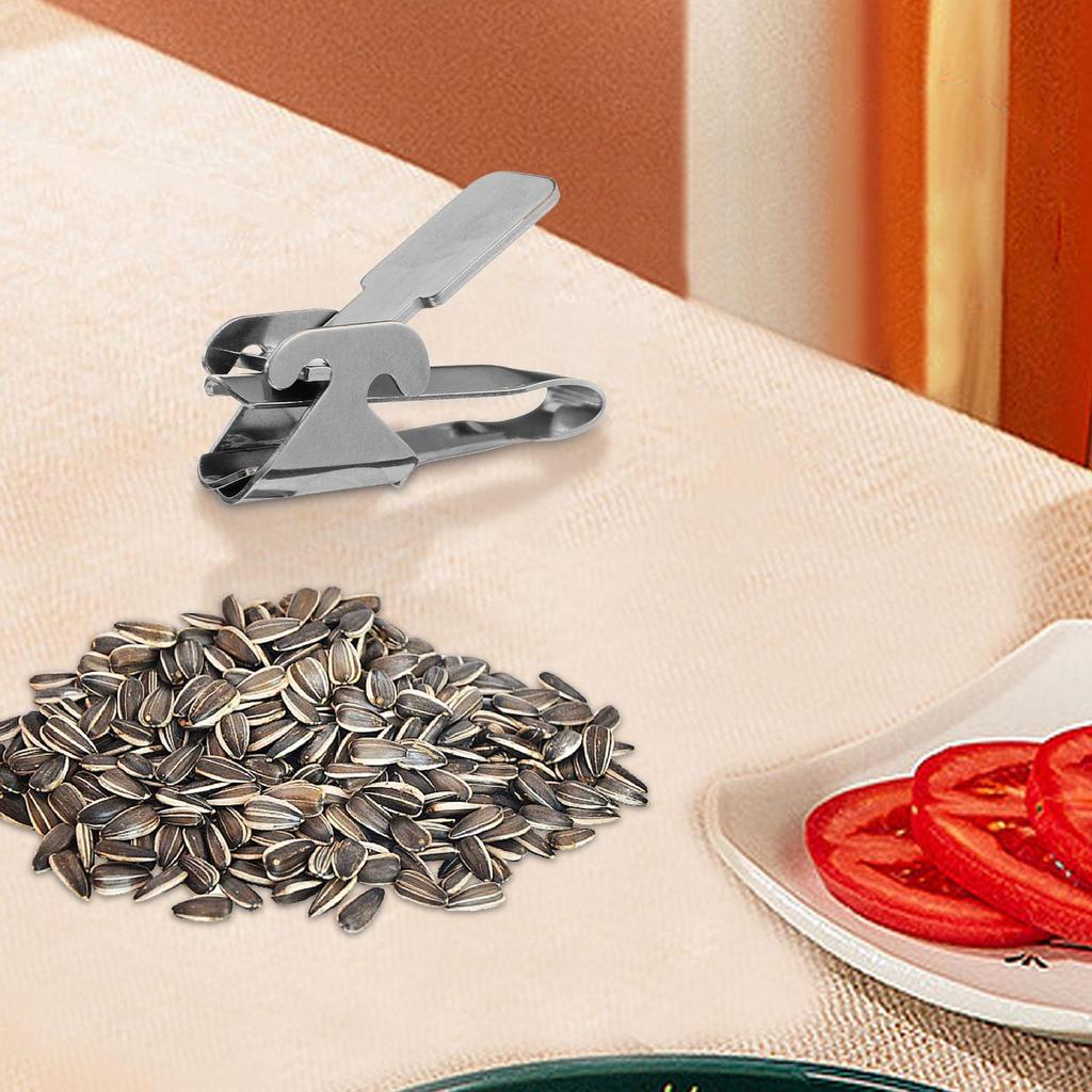 2 In1 Stainless Steel Nut Sheller Clamp  Kitchen gadgets Multi-Functional Seed Peeler Pliers Heavy-Duty Walnut Cracker Tool