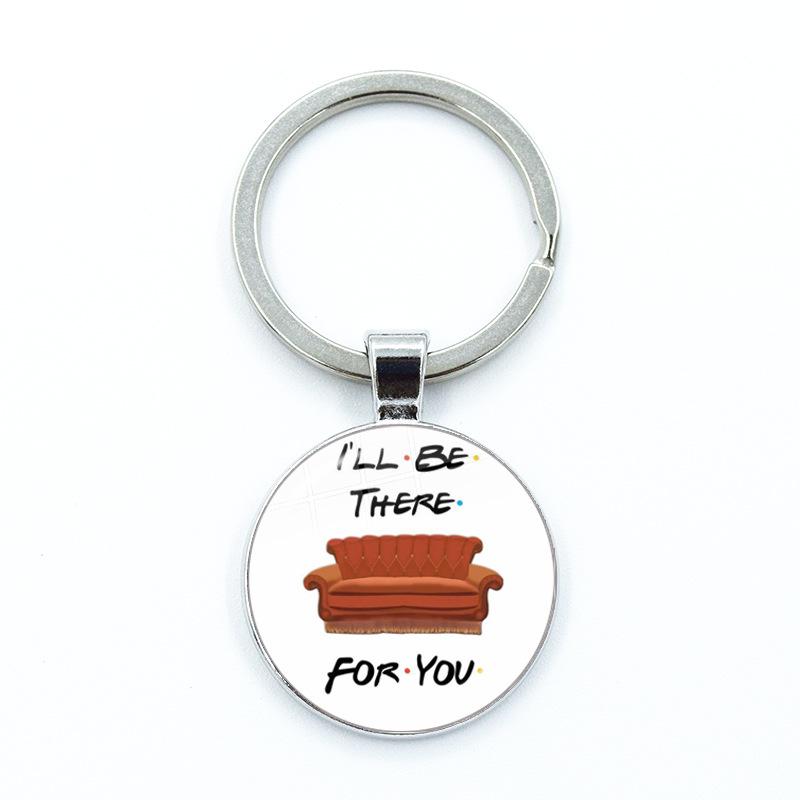 Popular Friends I ll Be There For You Time Gem Keychain Ornament Gift