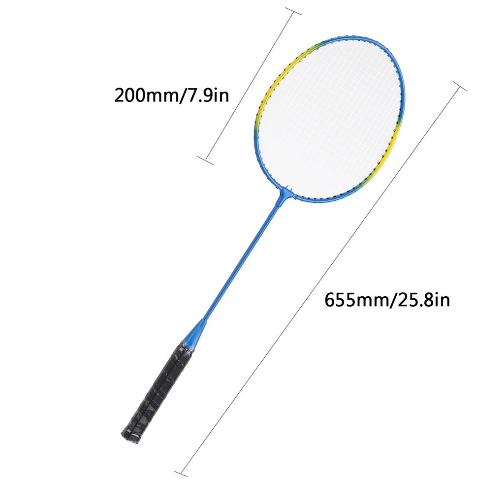 Badminton Combo Set Reusable Portable Sports Badminton System Set with Net for Outdoor
