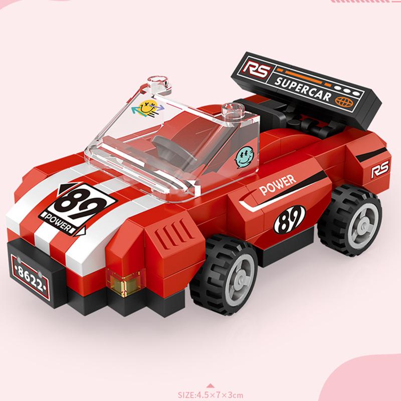 DIY MOC City Super Sports Car Motorcycles Off-Road Vehicles Racers Police Fire Trucks Famous Building Blocks Bricks Kits Model