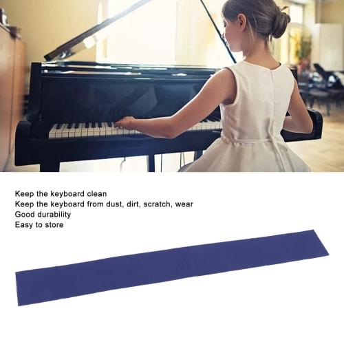 WUMN Pure Cotton 88-Key Piano Cover Cloth, All-Purpose, Blue
