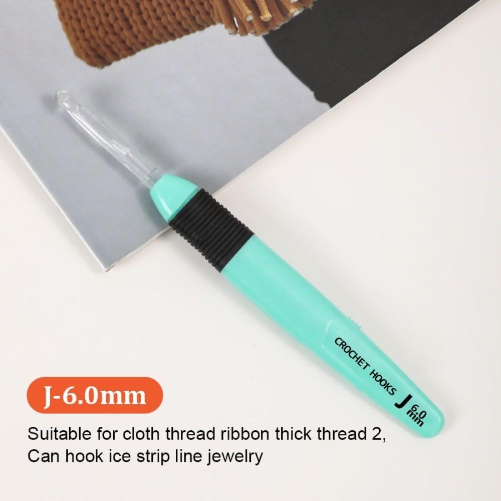 Random Color 2.5-6.5mm Crochet Hook Luminous Knitting Tool  Household