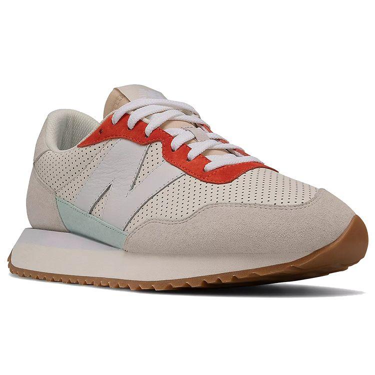 New Balance 237 White Ghost Pepper Unisex Sneakers Cream MS237PG
