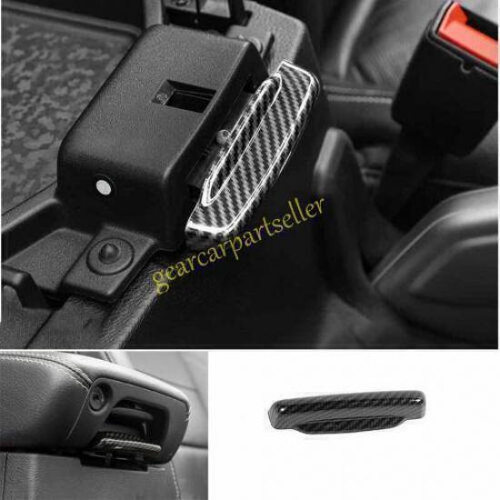 For Jeep Cherokee 14-2022 Carbon Fiber Console Armrest Box Switch Cover Trim
