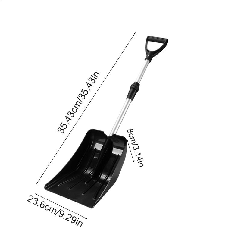 Kids Shovels For Digging Adjustable Winter Shovel With D-Grip Handle Multifunctional Sleigh Shovel Kids Digging Snow Shovel For