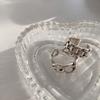 Women Fashion Ring Open Twisted Copper Adjustable Finger Accessory For Parties Geometric Party Jewelry