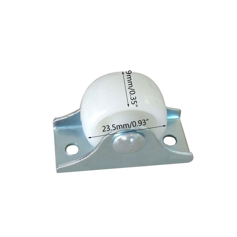 10xHeavy Duty Fixed Casters Plastic Furniture Wheels Directional Industrial Casters Furniture Hardware Easy to Replace