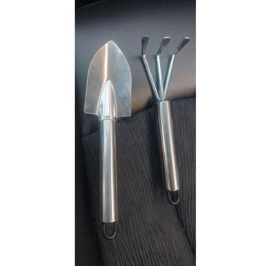 Oală din oțel inoxidabil Aerator sol Greblă Unealtă Lopățică Pentru plante, Flori la ghiveci pe balcon, Plantare flori