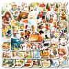 50 Fantasy Fairy Tale Forest Cartoon Graffiti Stickers Graffiti Waterproof Decorative Stickers Stickers