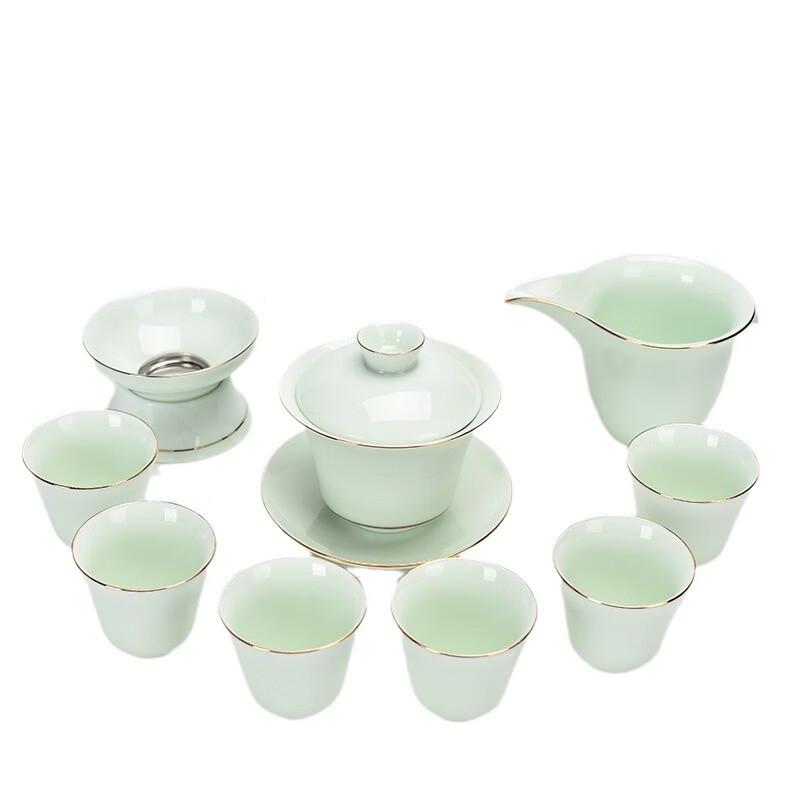 Handon Suet Jade Celadon Kung Fu Tea Set