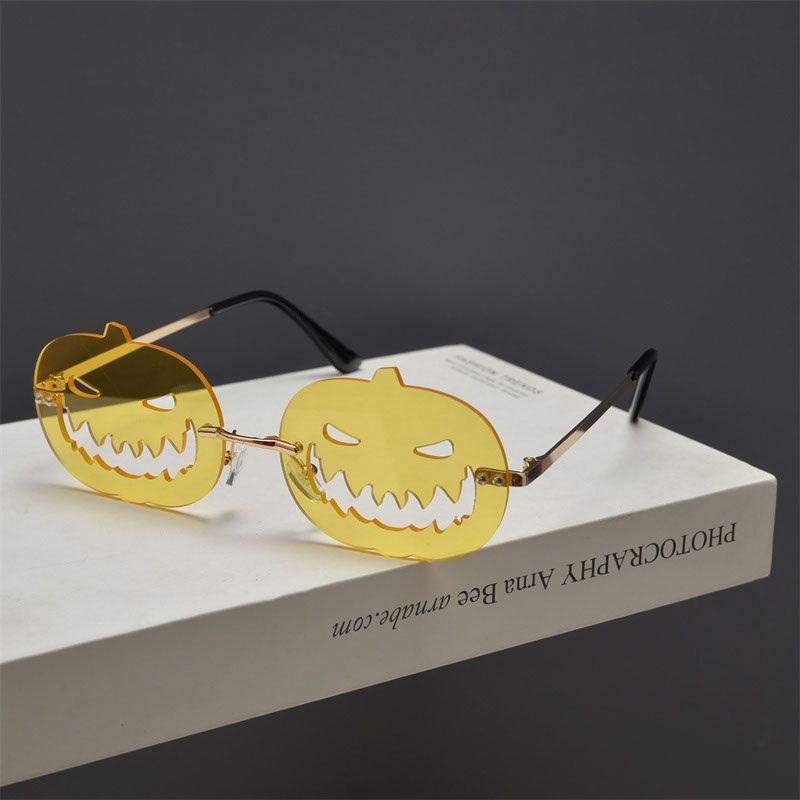Halloween Pumpkin Glasses: Celebrity Cosplay Funny Sunglasses for Couples