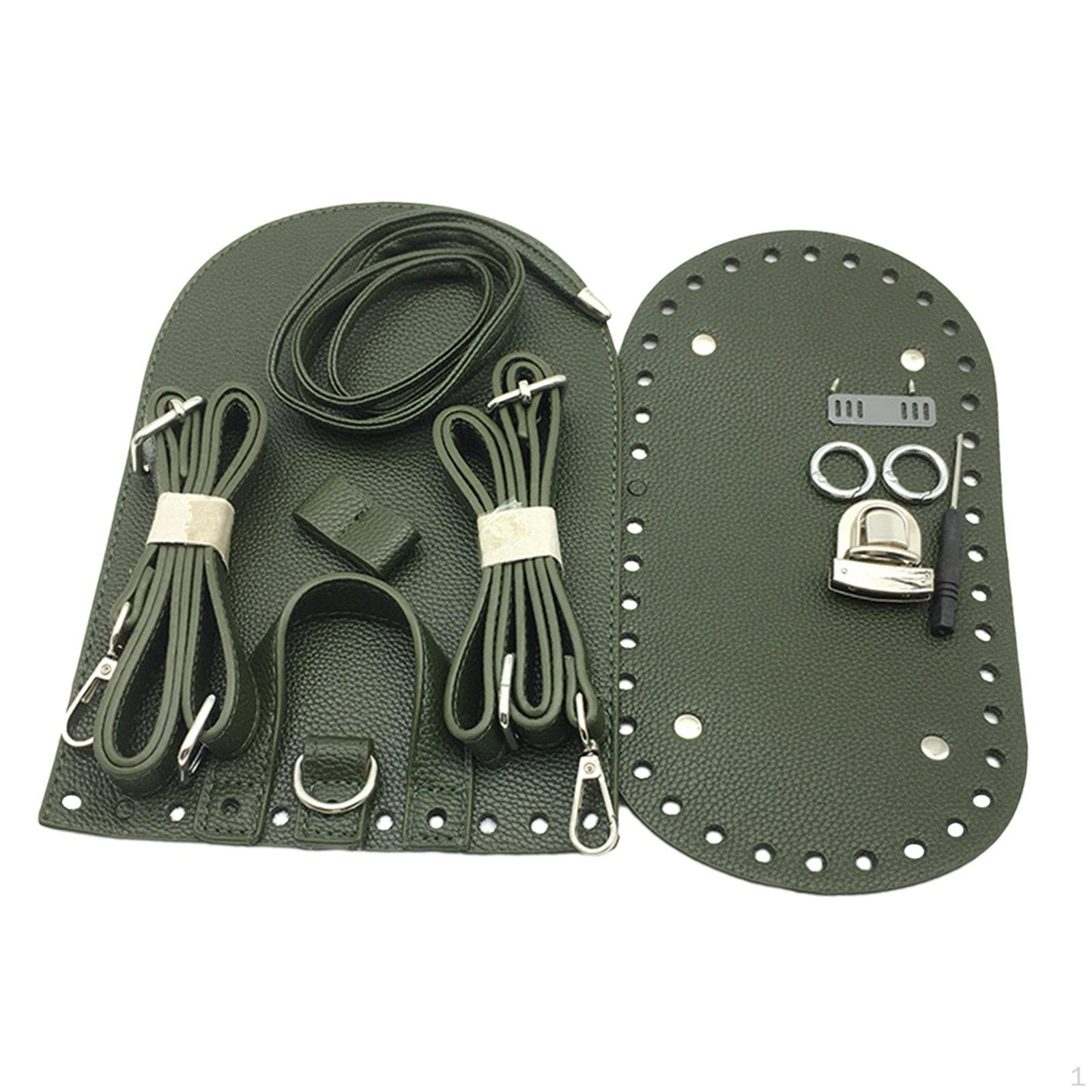 

Набор для изготовления сумок, вязание крючком снизу, швейные поделки, проекты с аппаратными лямками для DIY зелёный