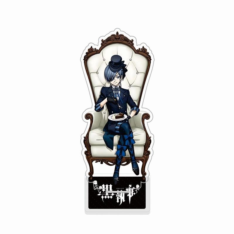 Anime Black Butler Acrylic Stand Model Cosplay Charm Characters Ornament Accesorios  Gifts 15cm