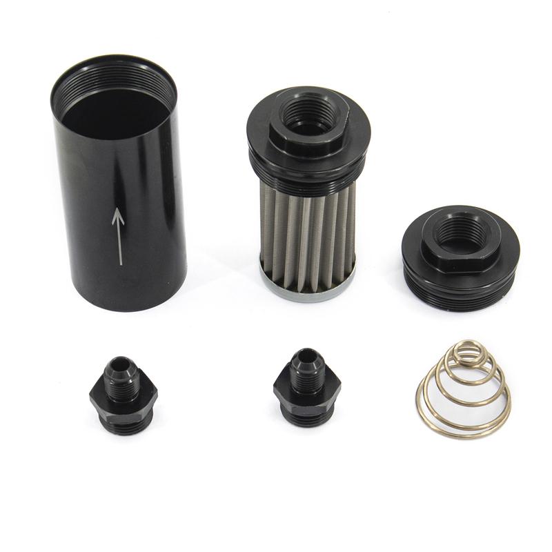 

universal AN6 AN8 AN10 9MM connect auto aluminum oil filter for e85 fuel bracket fuel system fuel filter 9MM