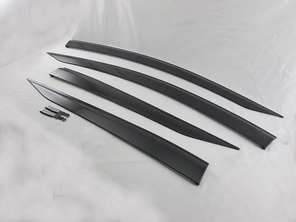 BRIGHTZ Prius 50 51 55 Side Door Visor with Hardware [INJ-V-117] ZVW50 ZVW51 ZVW55 ZVW W50 W51 W55