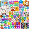 120/206 Pezzi Giocattoli Pinata Compleanno Bambini Braccialetti a Scatto Giocattoli Fidget Pop It Giocattoli Premi Carnevale Riempimento Pinata Giocattoli all'Ingrosso Regali per Bambini
