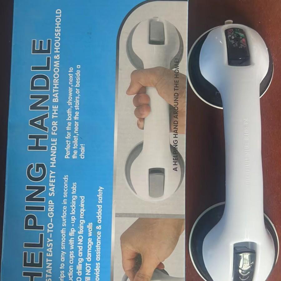 Non-Drill Suction Cup Bathroom Handrail for Kids & Elderly Safety