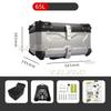 Motorrad Aluminium Topcase 45L 55L 65L Große Kapazität Motorrad Heckkoffer Universelle Gepäck Heckbox Moto Top Case Hohe Quali