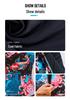Costum de baie întreg pentru femei, cu mânecă lungă, cu uscare rapidă, imprimat, Onsen, modelator, cu protecție solară și control abdominal, pentru surf și snorkeling