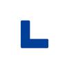 Frosted L-Shaped Desktop Positioning Labels
