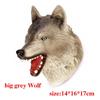 Soft Vinyl Rubber Animal Head Hand Puppet Figure Toys Gloves Model Gift Dinosaur Hand Puppet Toys For Halloween dress up
