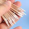 100-Pack Precision Nail Polish Removal Cotton Swabs - Portable, Clean Cotton Swab Heads For Manicures And Makeup