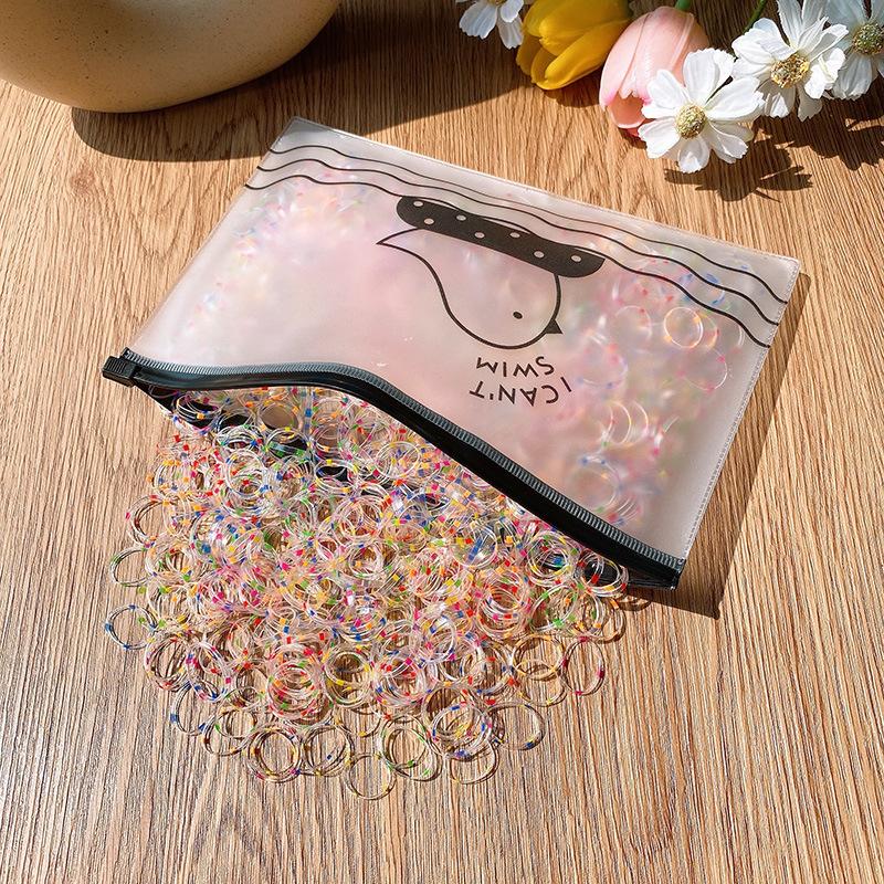 

800-2000 шт. Девочки, Одноразовые кожаные резинки, Резинки для волос, Безволосые, Маленькие, Детские, Резинки для волос, Повязки на голову, Милые, Детские, Разноцветные,