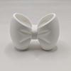 Bow Toothbrush Holder Cute Bathroom Accessories Set with Dual-Compartment Design, Makeup Brushes Holder